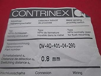 DWAD40104290 INDUCTIVE, Proximity Switch