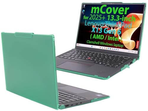 Funda mCover para Lenovo ThinkPad X13 Gen 6 de 13.3 pulgadas en color verde modelo 2025