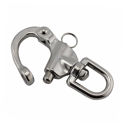 CLISPEED 2 Pçs D Ring Rigging Grilhões Grilhões De Encaixe De Olho Giratório Grilhões De Pára-Choque