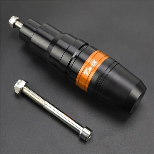 �I�[�g�o�C�̔r�C�X���C�_�[�N���b�V���p�b�h�����ی�t���[���X���C�_�[�ɓK�����郄�}�n T-MAX 500 TMAX560 TMAX530 SX DX(B-Orange)