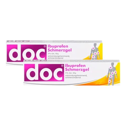 Doppelpack Set mit DOC IBUPROFEN Schmerzgel 5% (2x50g)