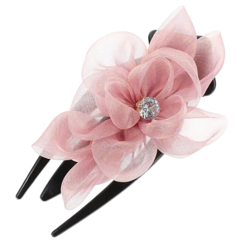Pince à cheveux fleurie coffret cadeau de 5 grands clips pour anniversaire - 5