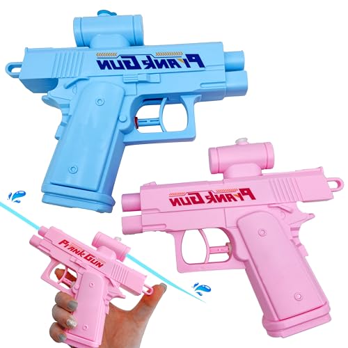 2PCS Streich-Wasserpistole, Prank Reverse Water Guns, Klein Wasserpistole, Zwanghafte Zweiwege-Wasserpistole, Prank Kleine Spritzpistole, Witzige Lustige Geschenke, Kniffliges Spielzeug