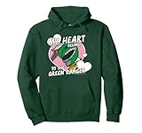 power rangers vintage figures 21HBPR00045A-001 Power Rangers My Heart Belongs to The Green Ranger Vintage Sweat à Capuche