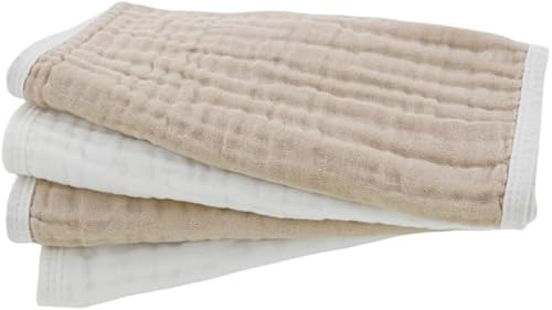 Miniatura 31 de Synrroe Paños de muselina grandes para eructos, paños de muselina para bebés niñas y niños, paquete de 10 extraabsorbentes y suaves de muselina, 6
