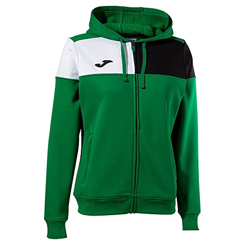 Joma Chaqueta Capucha Crew V Mujer sudadera abierta para gimnasio y actividades cotidianas