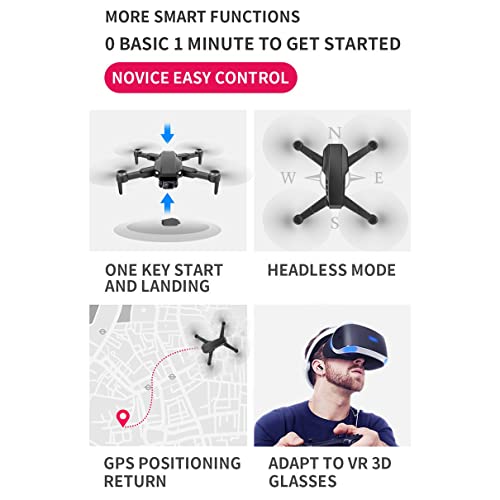 Drone Profesional,L900 Pro Aircraft Se Gps 4K-5G Ultra-Clear-Visual Evitar Obstáculos Wifi Distância