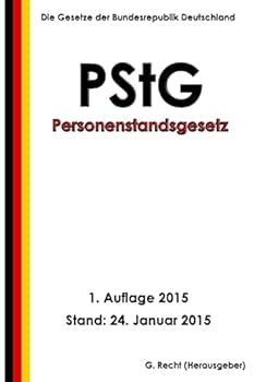 Paperback Personenstandsgesetz - PStG [German] Book