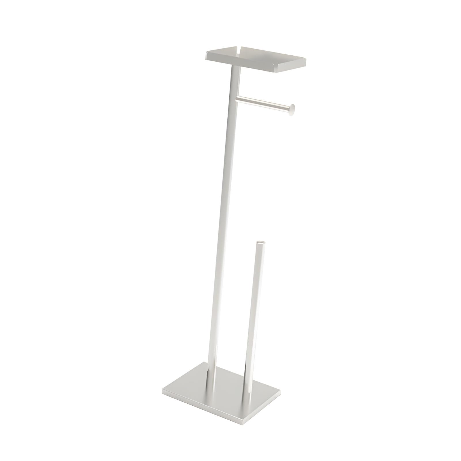 Premium Rustless Tissue Holder Floor Stand Highly Permanent for Bathroom Transportable Plan Tissue Holder
