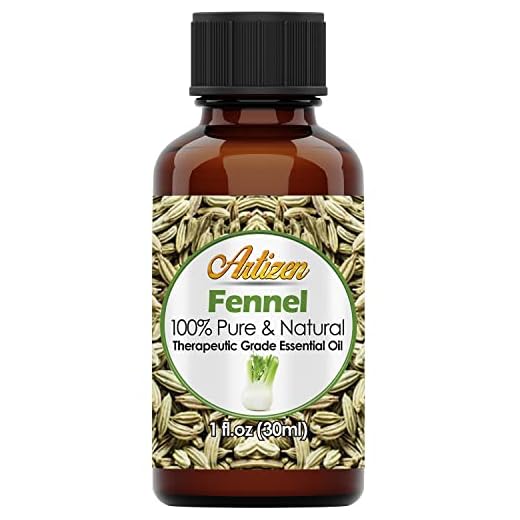 Artizen 30ml Oils - Fennel Essential Oil - 1 Fluid Ounce