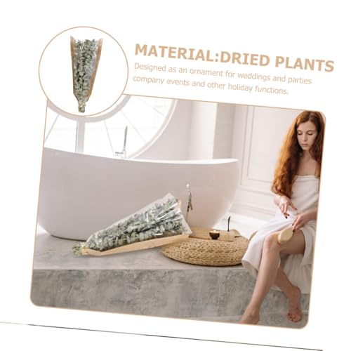 Ramillete natural de eucalipto y lavanda seca para baño miniatura 3