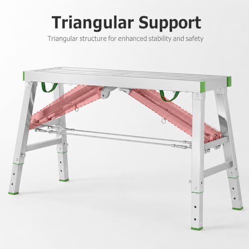 Plataforma de trabajo plegable portátil resistente para uso doméstico 3