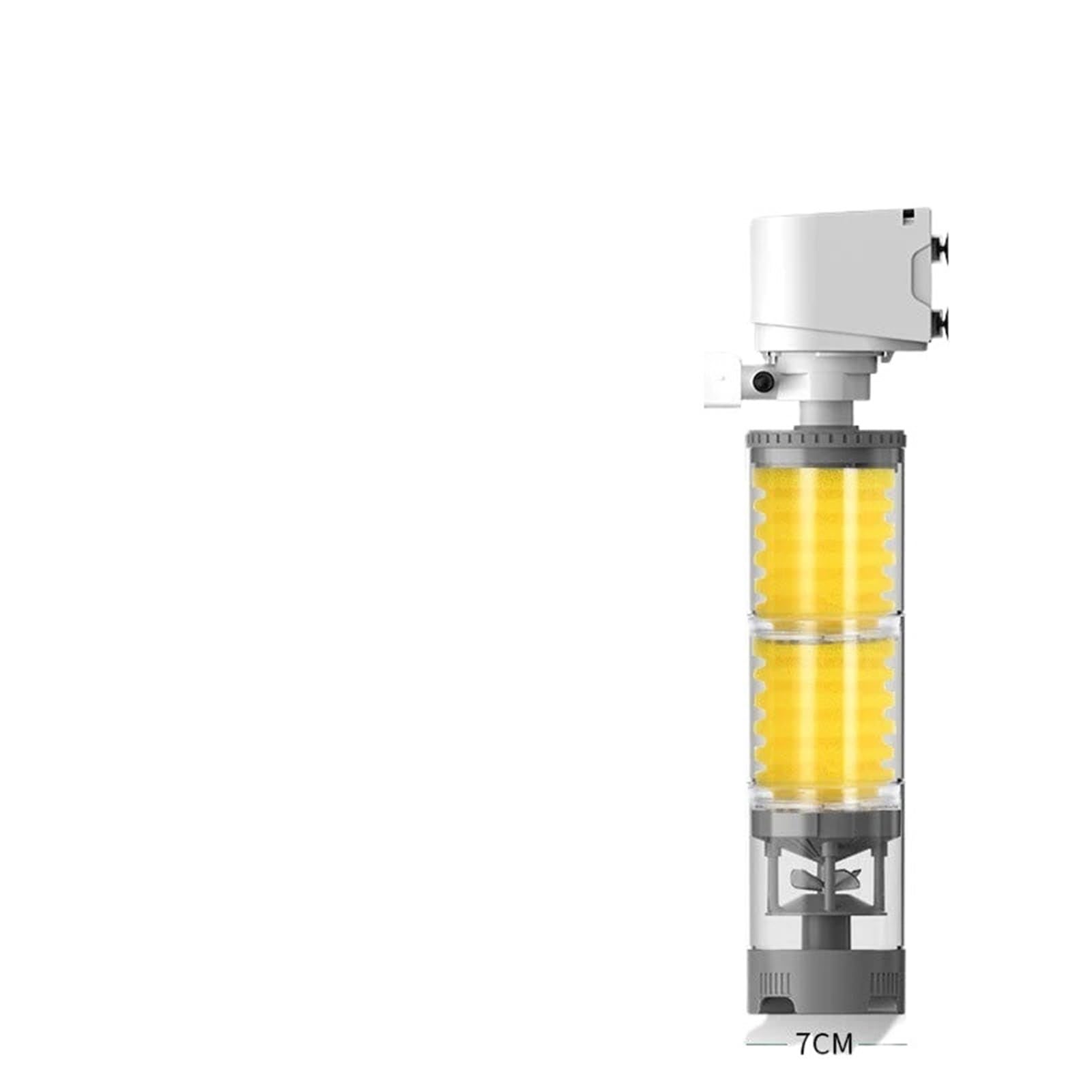 Filtro para Acuario, Bomba Eléctrica De Filtro para Acuario | Silenciosa, 3 En 1, Accesorios Agua Internos(25W)