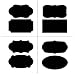 UNI-FAM Mason Jars Labels, 40 Chalkboard Stickers - Canisters Labels - Chalk Makers Erasable
