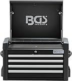 BGS 4112 | Werkstattwagen-Aufsatz für Werkstattwagen PROFI | 4 Schubladen | leer - 3