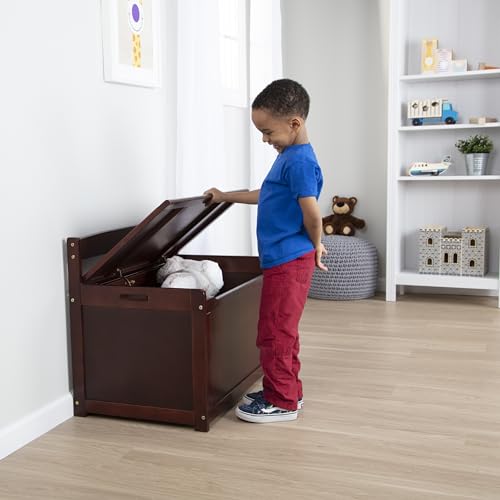 Melissa & Doug Wooden Toy Chest - Espresso - Image 6