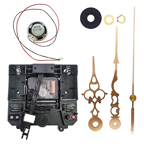 Mecanismo de Movimiento de Reloj de, con Manos Kits de Mecanismo de Caja de música silenciosa...