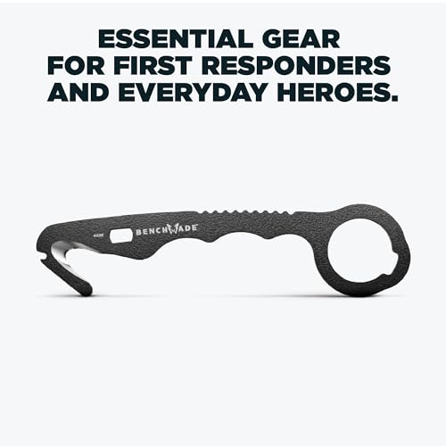 Benchmade - Hook Safety Cutter and O2 Wrench for Rescue and Tactical Use with Black 440C Handle (8 BLKWMED) - Image 6