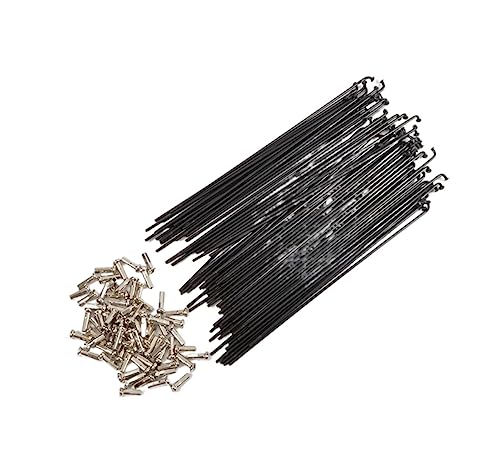 Rayons de vélo pour réparer les roues voilées de VTT et route, 36 rayons acier 2,0 mm 14G