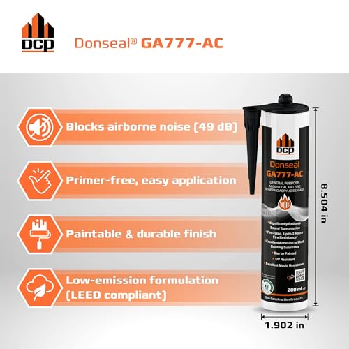 Donseal GA777-AC acústico sellador 9.5 fl oz miniatura 2