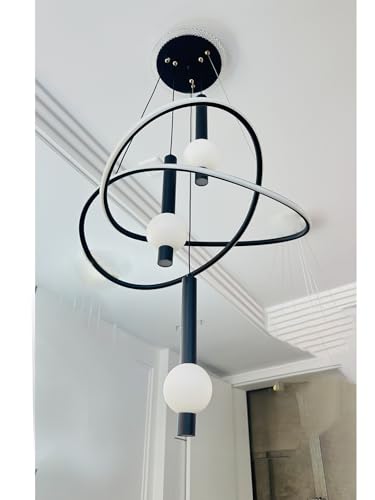 Image of LED Chandelier for Dining Table, Height-Adjustable Hanging Lamp for Breakfast Table, Hanging Light for Home Decoration (CH49)