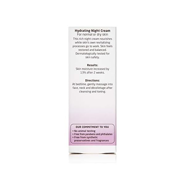 Weleda Hydrating Night Face Cream, 1 Fluid Ounce, Plant Rich Moisturizer with Iris Root, Calendula and Chamomile