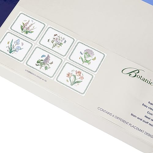 Portmeirion Botanic Garden 'Small Size' Placemats 12 X 9" (Set Of 6) #TOP1