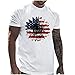 Armbanduhr Billig Herren Männliches Sommer-beiläufiges Flaggen-Sonnenblumen-Druck-T-Shirt Bluse Rundhals-Kurzarm-Oberseiten-T-Shirt Herren Unterhemd Mit Spitze Sexy