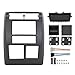 HECASA Double DIN Dash Radio Bezel Compatible with 1997-2002 Jeep Wrangler TJ Radio Stereo Dash Bezel Center Trim Panel