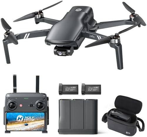 Dron Holy Stone HS900 Con Cámara 4K Y Estabilizador De 3 Ejes – 48MP, Video 4K/30FPS, Transmisión De 6 Km, 30 Min De Vuelo, 249 G, Clase C0