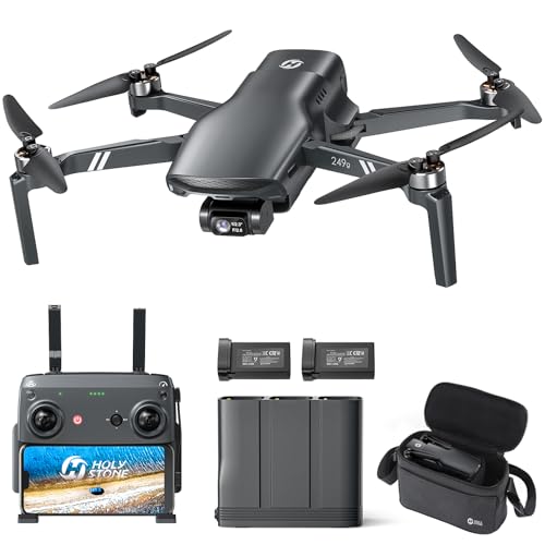 Holy Stone HS900 Drone with Camera for Adults, 8K Photo & 4K/30fps Video, 249g FAA Compliant, 3-Axis Gimbal, Long Range 20,000FT 5.8GHz, GPS Return, Dual Batteries with Charging Hub, 60-Min Flight