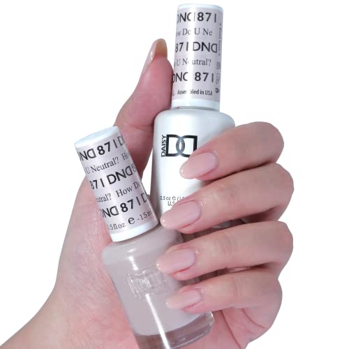 Dnd Gel Polish Set - 1 Each Of Gel Polish And Nail Polish, 871 How Do U Neutral?, 0.5 Fl Oz #TOP1