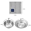 Stainless Steel Camping Cutlery Set, 8 Piece - Includes Spoons, Mugs, Bowls, Plates, Rags & Organizer Straps - Easy to Carry for Backpacking, Camping, Hiking and Picnics (Blue) #2