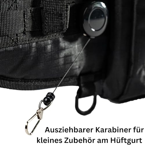 Angeltasche LMAB MOVE Hip & Shoulder Bag, Anglertasche, Angelkoffer, Angelrucksack, Angeltasche für Zubehör, Ködertasche Spinnfischen, Angelköder Tasche, Schultertasche Angeln, Hüfttasche Angeln – Bild 4