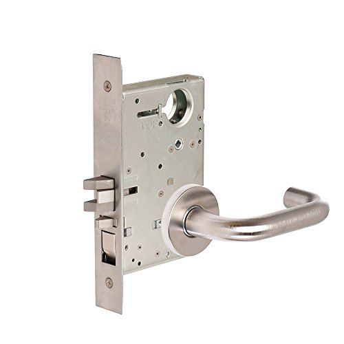 CORBINRUSSWIN ML2051-LWA-630-LC 630 Satin, Lever LWA Lustra, Entrance/Entry/Office, Steel; Stainless Steel
