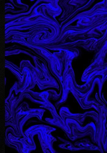 Krisp Songwriter’s Notebook with Blank Journal Lined Pages and Sheet Music Staff Manuscript Composition Paper (Blue Marble Smoke)