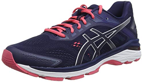 mächtig ASICS GT-2000 7 Damenschuhe, mehrfarbig (Peacoat / Silber 401), 37 EU