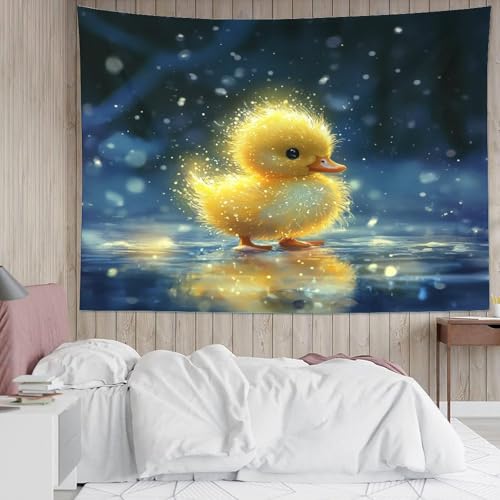 Couverture murale imprimée canard jaune pour masquer un mur abîmé - 5