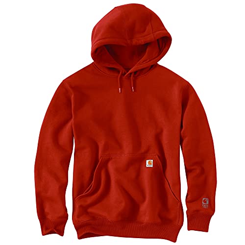 Image of Carhartt Men's Big and Tall Rain Defender Loose Fit Heavyweight Quarter-Zip Sweatshirt