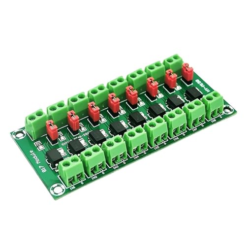 Jhcbkff JHC356.008 2Pcs Pc817 8-Channel Optocoupler Isolation Board Voltage Converter Adapter Module 3.6-30V Driver Photoelectric Isolated Module thumb #1