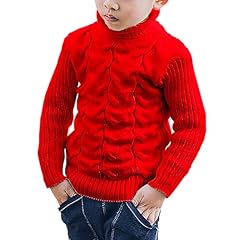 Turtleneck Sweater-red