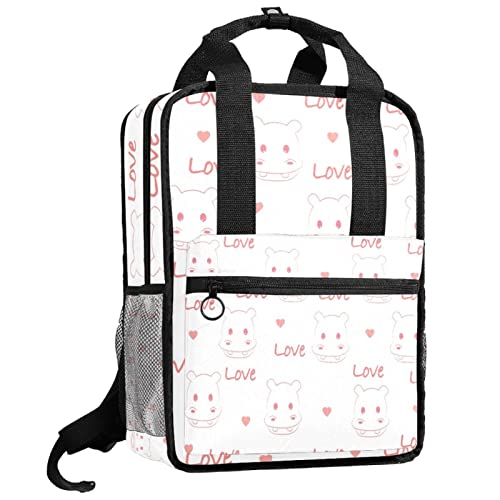 Sac à dos garçons et filles motif teckel mignon taille unique