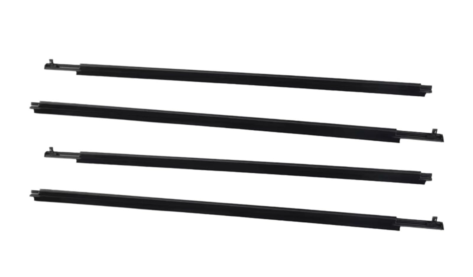 for Toyota for RAV4 2009-2012 Window Weatherstrip Belt Trim Waterproof Front Rear Outer Windows Glass Sealing Rubber Strips Outer Window Weatherstrip