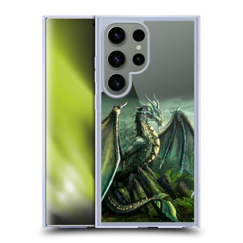 Coque Samsung Galaxy S24 Ultra MagSafe dragon vert Sarah Richter