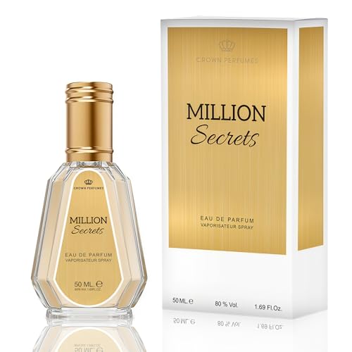 Image of Million Secrets Men's Cologne Eau de Parfum 1.7 Fl. Oz (50ml), Fresh Natural Spicy Woody Notes, Modern Masculine Fragrance