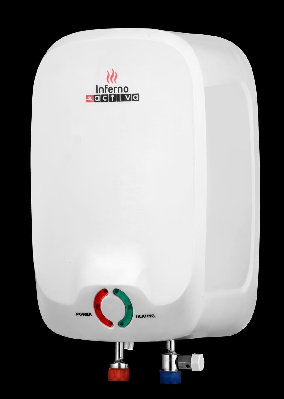 ACTIVA Inferno 3L Instant Water Heater for Home | Automatic Electric Water Geyser | BEE 5-Star Rated | ISI Marked | Energy Efficient | 5 Safety Protections | 5-Year Warranty discount deal