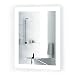 Krugg Small LED Bathroom Mirror 15 Inch x 20 Inch | Lighted Vanity Mirror Includes Dimmer & Defogger | | Wall Mount Vertical or Horizontal Installation