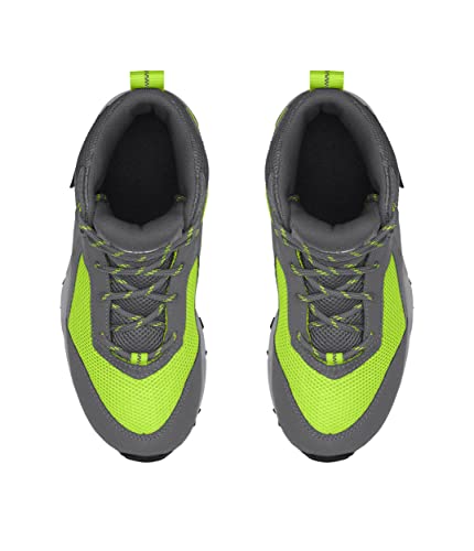 The North Face Jr Hedgehog Hiker Ii Mid Wp, Vanadis Grey/Safety Green, 4.5 #TOP2