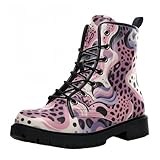 Jemnpela Women's Leopard Camouflage Star Heart Zebra...