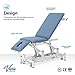 AdirMed VivaComfort Hi-Lo Treatment Table - Power Medical Exam Table Physical Therapy or Chiropractor Table, Dimensions 18.89”- 35.4” H x 76.77” W x 25.98” D